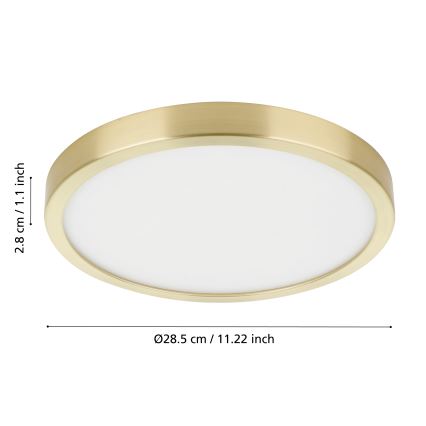 Eglo - LED-Deckenleuchte LED/20,5W/230V Ø 28,5 cm Ø 28,5 cm