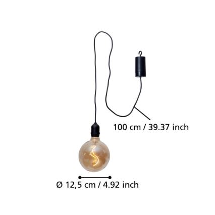 Eglo - Outdoor-LED-Hängeleuchte LED/0,06W/6V 4xAA IP44 beige