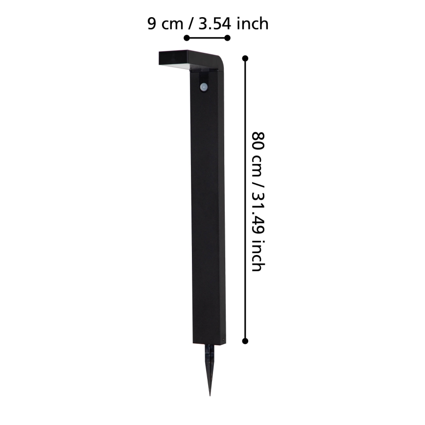 Eglo - LED Außen-Solarleuchte mit Sensor 18xLED/0,2W/3,7V 2200 mAh IP44