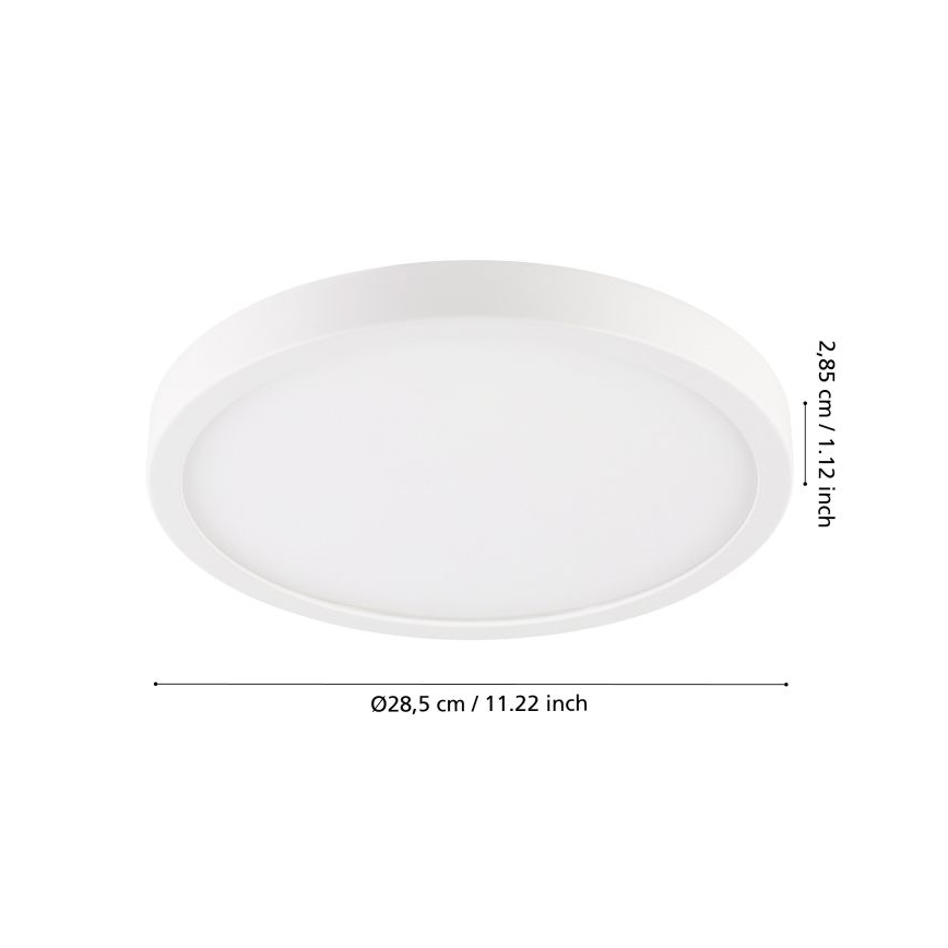 Eglo - LED Bad-Deckenleuchte LED/20,5W/230V IP44 weiß