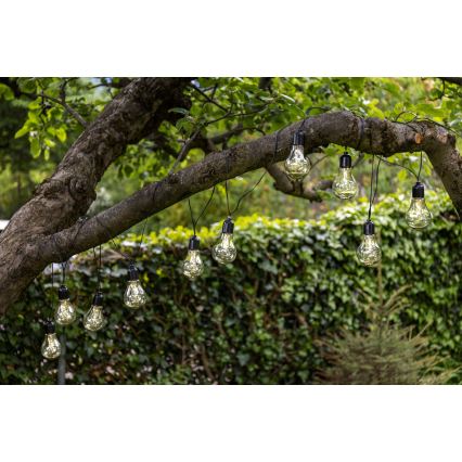 Eglo - Dekorative LED-Outdoor-Lichterkette 10xLED/0,06W/3V IP44