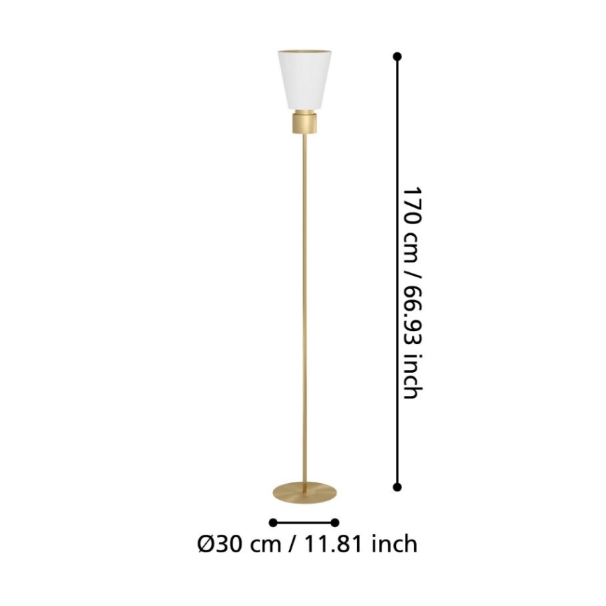 Eglo - Stehlampe 1xE27/40W/230V