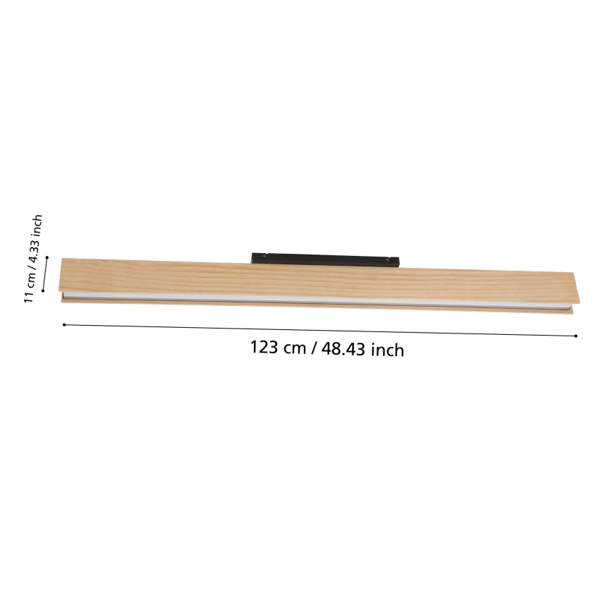 Eglo - Dimmbare LED-RGBW-Deckenleuchte LED/35W/230V 2700-6500K