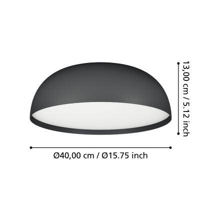 Eglo - Dimmbare LED-RGBW-Deckenleuchte 3xLED/7,5W/230V 2700-6500K d 40 cm