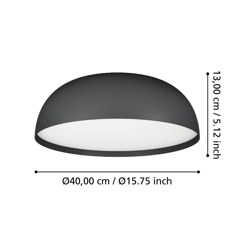 Eglo - Dimmbare LED-RGBW-Deckenleuchte 3xLED/7,5W/230V 2700-6500K d 40 cm