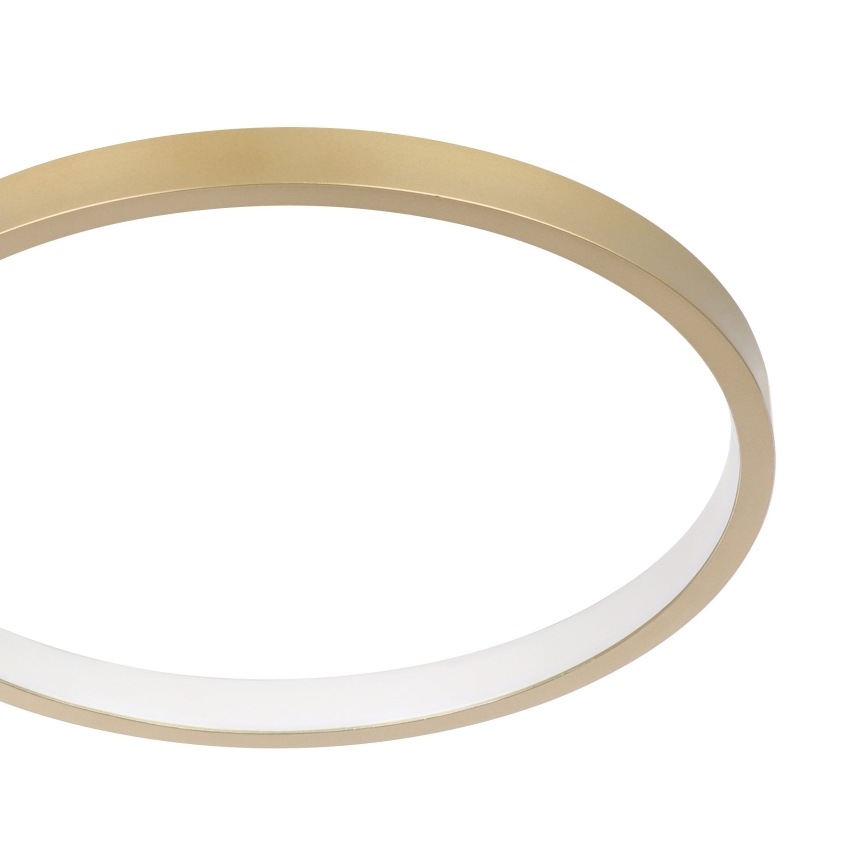 Eglo – Dimmbare LED-Deckenleuchte LED/15W/230V golden + Fernbedienung