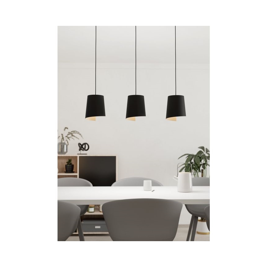 Eglo - Hängeleuchte an Schnur 3xE27/40W/230V