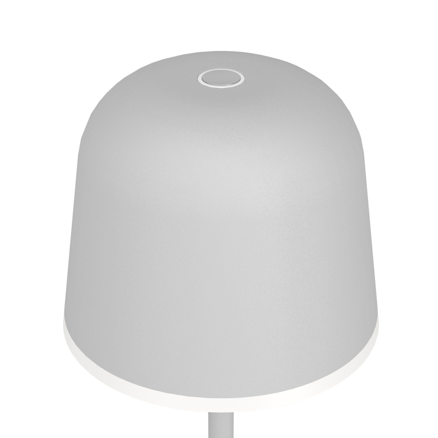 Eglo - LED dimmbare Außen-Akkuleuchte LED/2,2W/5V 1800 mAh grau IP54