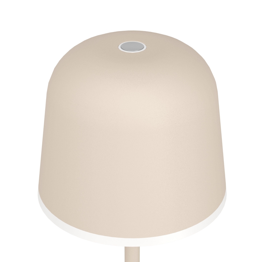 Eglo - Dimmbare, aufladbare Outdoor-LED-Leuchte LED/2,2W/5V 1800 mAh beige IP54