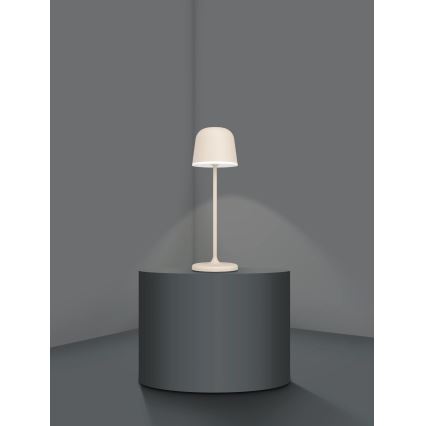 Eglo - Dimmbare, aufladbare Outdoor-LED-Leuchte LED/2,2W/5V 1800 mAh beige IP54