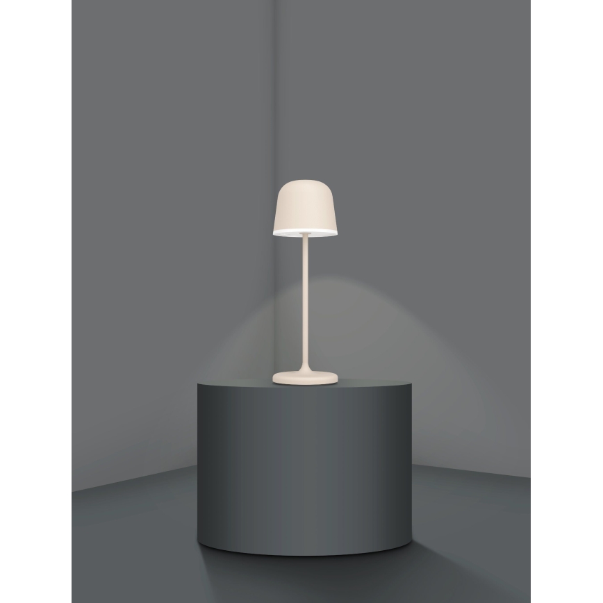 Eglo - Dimmbare, aufladbare Outdoor-LED-Leuchte LED/2,2W/5V 1800 mAh beige IP54