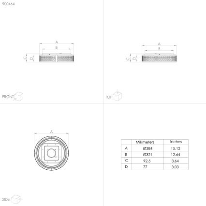 Eglo - LED-Deckenleuchte LED/24W/230V
