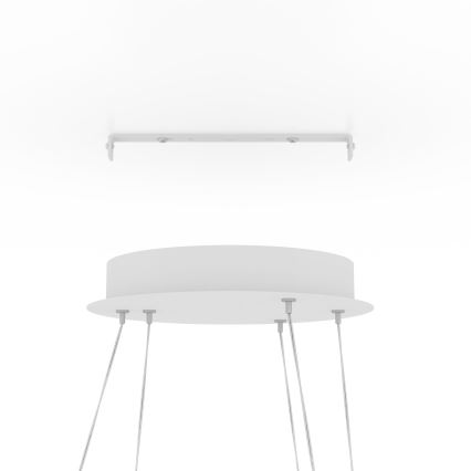 Eglo – Dimmbare LED-Hängeleuchte an einer Schnur LED/43,2W/230V weiß