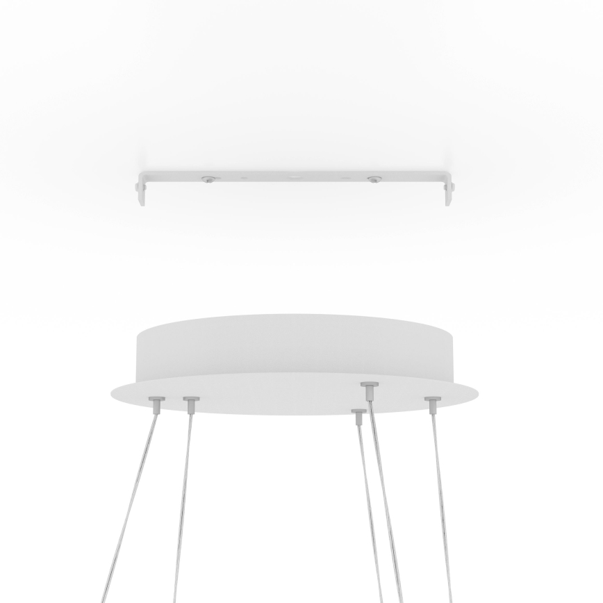 Eglo – Dimmbare LED-Hängeleuchte an einer Schnur LED/43,2W/230V weiß