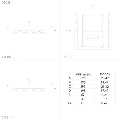 Eglo – Dimmbare LED-RGBW-Deckenleuchte LED/35,5W/230V