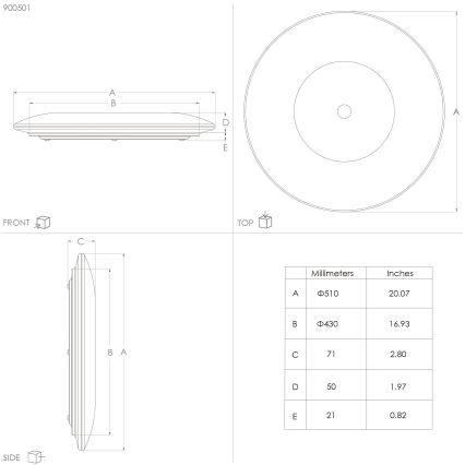 Eglo - LED Deckenleuchte LED/30,8W/230V