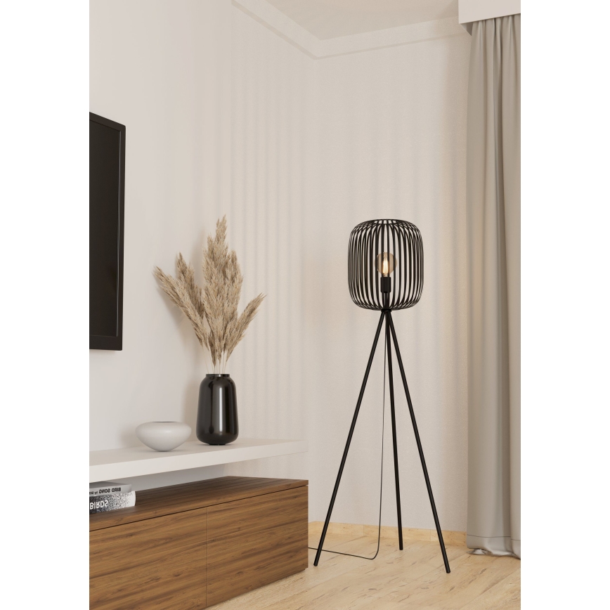 Eglo - Stehlampe 1xE27/40W/230V schwarz