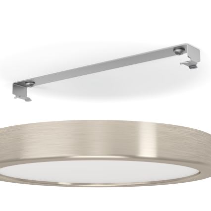 Eglo - Dimmbare LED-Deckenleuchte LED/17W/230V matt Chrom