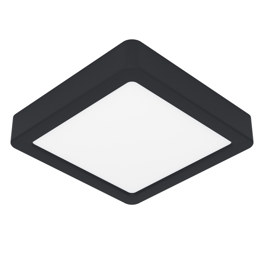 Eglo - Dimmbare LED-Deckenleuchte LED/11W/230V schwarz 16x16 cm