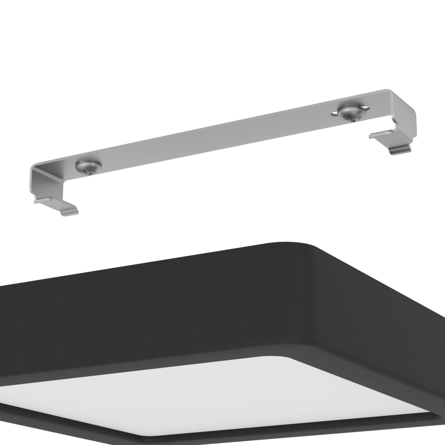 Eglo - Dimmbare LED-Deckenleuchte LED/11W/230V schwarz 16x16 cm