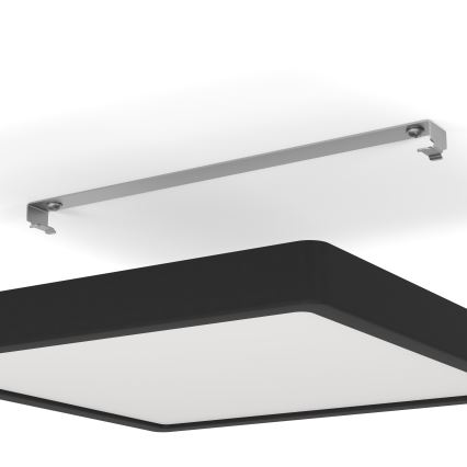 Eglo - LED-dimmbare Deckenleuchte LED/20,5W/230V schwarz 28,5x28,5 cm