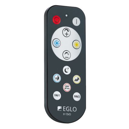 Eglo – Dimmbare LED-Deckenleuchte LED/25,6W/230V + Fernbedienung