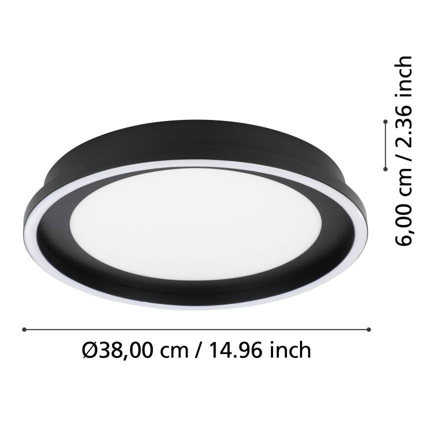 Eglo – Dimmbare LED-Deckenleuchte LED/21,5W/230V + Fernbedienung