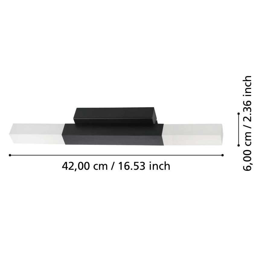Eglo - LED Badezimmer-Wandleuchte 2xLED/5,5W/230V IP44