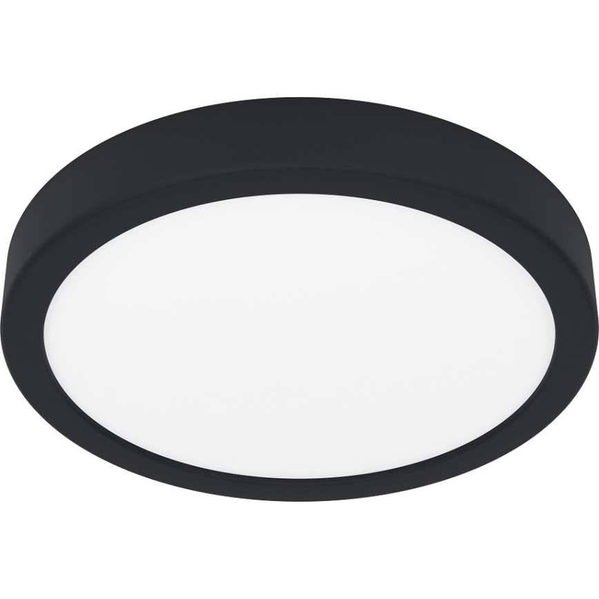 Eglo - LED-Badezimmer-Deckenleuchte LED/17W/230V schwarz IP44 Ø 21 cm