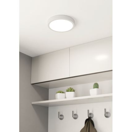 Eglo - LED-Bad-Deckenleuchte LED/17W/230V weiß IP44 Ø 21 cm