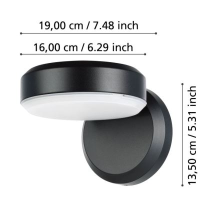 Eglo - LED-Wandleuchte für den Außenbereich LED/10,8/230V IP54