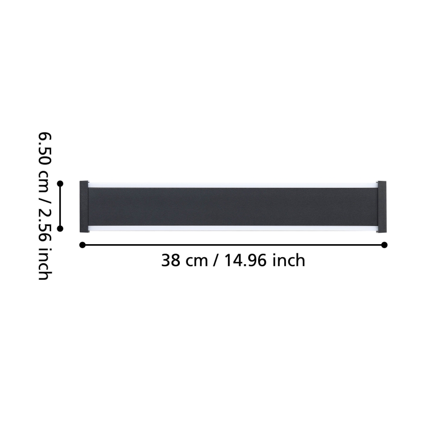 Eglo - LED-Wandleuchte für den Außenbereich 2xLED/3,7W/230V 3000K IP55