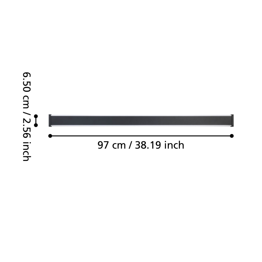 Eglo - LED-Wandleuchte für den Außenbereich 2xLED/11W/230V 3000K IP55