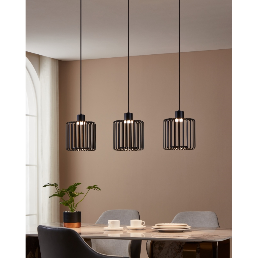 Eglo - Dimmbare LED-RGBW-Hängeleuchte 3xLED/3,7W/230V 2700-6500K