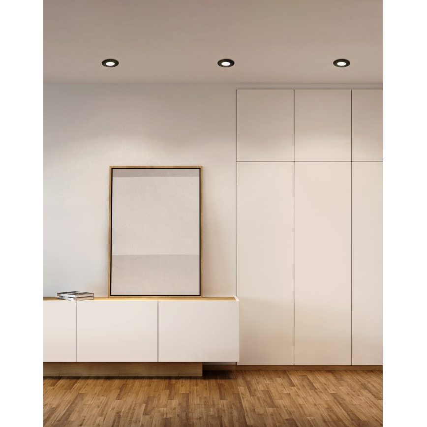 Eglo - SET 3x LED-Einbauleuchte für Badezimmer PINEDA LED/4,9W/230V IP44