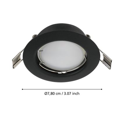 Eglo - SET 3x LED-Einbauleuchte PENETO 1xGU10/2,8W/230V