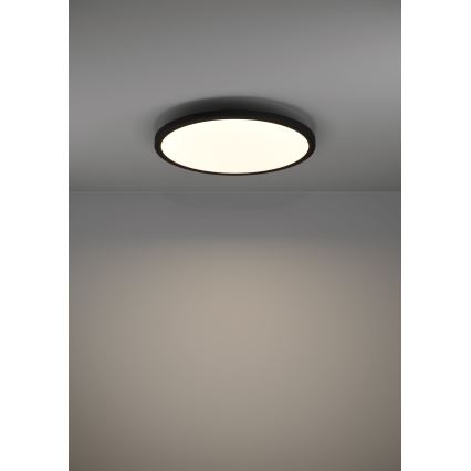 Eglo - Dimmbare LED-Deckenleuchte LED/33,5W/230V d 45 cm schwarz