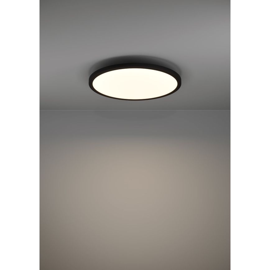 Eglo - Dimmbare LED-Deckenleuchte LED/33,5W/230V d 45 cm schwarz