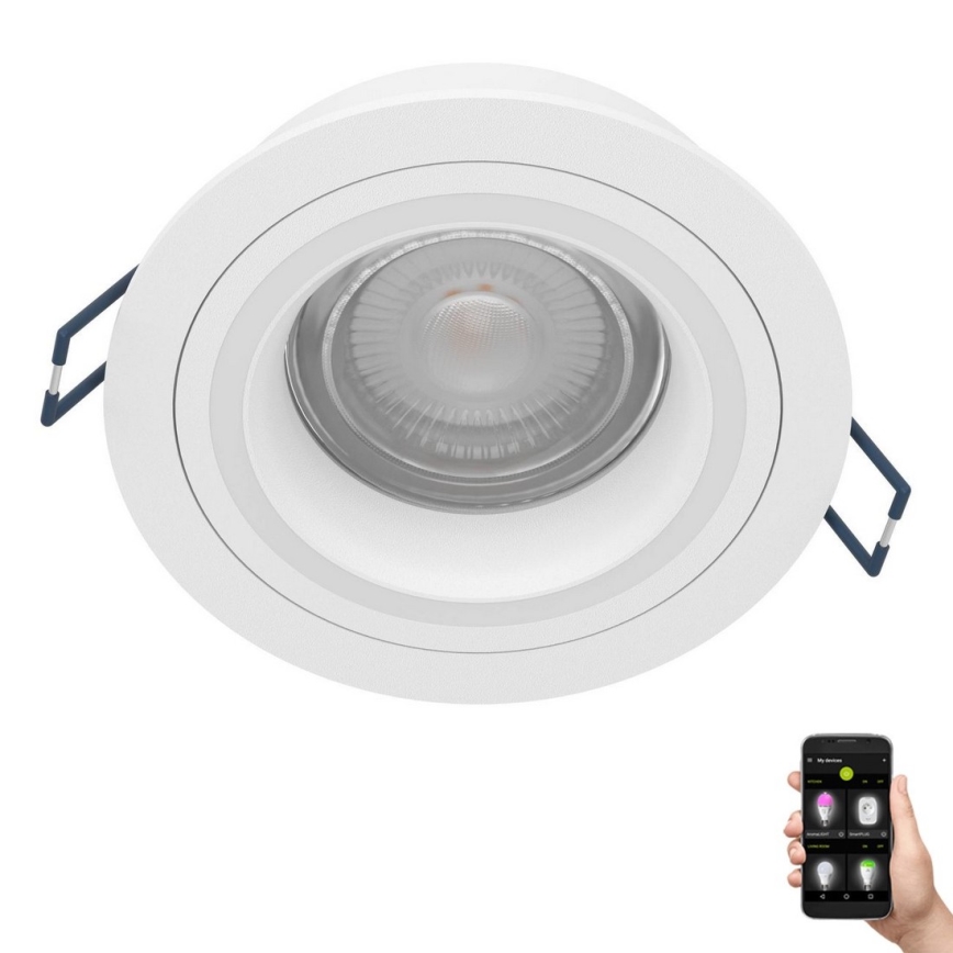 Eglo - Dimmbare LED-RGBW-Einbauleuchte LED/4,7W/230V weiß