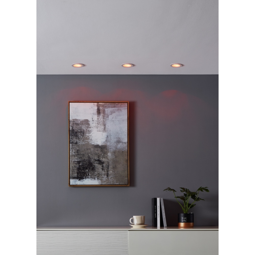 Eglo - Dimmbare LED-RGBW-Einbauleuchte LED/4,7W/230V weiß