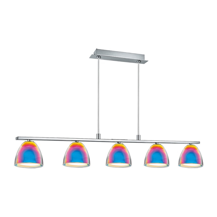 Eglo 90079 - Decken-Hängeleuchte ACENTO 5xG9/33W/230V