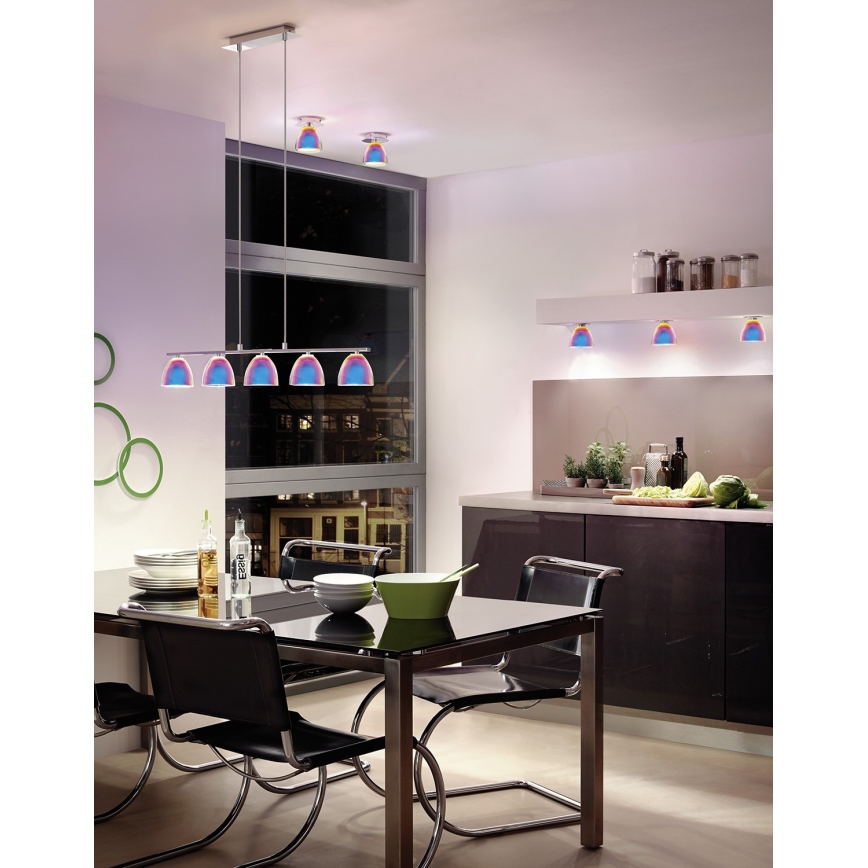 Eglo 90079 - Decken-Hängeleuchte ACENTO 5xG9/33W/230V