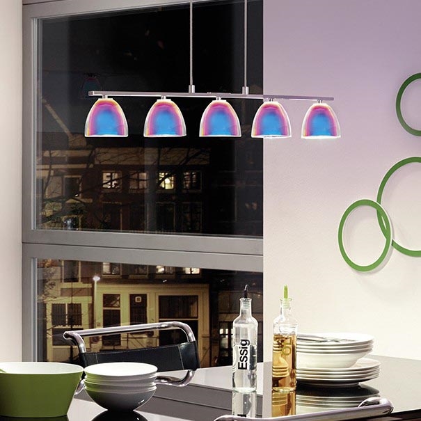 Eglo 90079 - Pendelleuchte ACENTO 5xG9/33W/230V