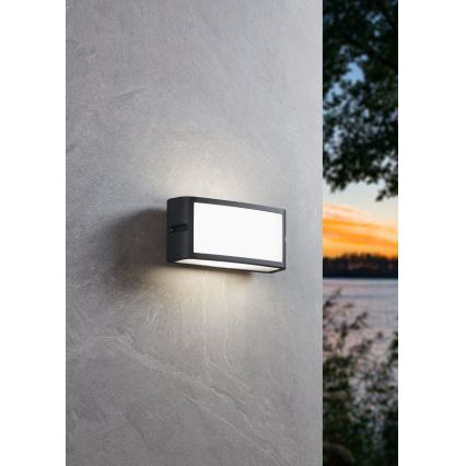 Eglo - LED-Wandleuchte für den Außenbereich LED/10,5W/230V anthrazit IP54