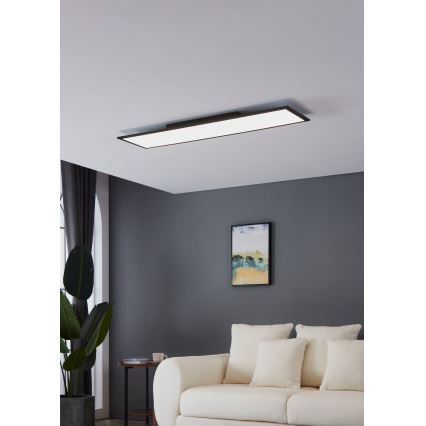 Eglo - LED-Deckenleuchte LED/33W/230V 120x30 cm schwarz