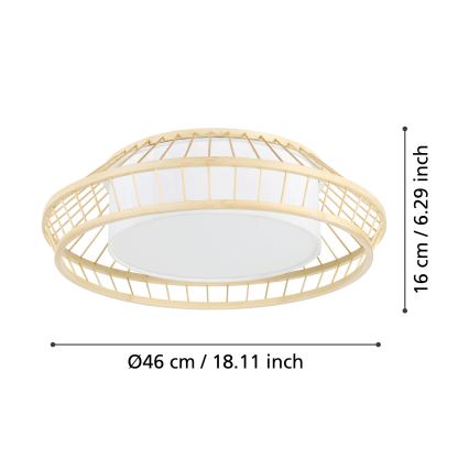 Eglo - Dimmbare LED-RGBW-Deckenleuchte LED/22W/230V 2700-6500K