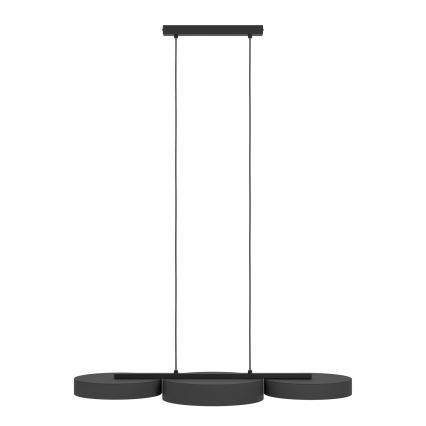 Eglo - Dimmbare LED-RGBW-Hängeleuchte an Schnur 3xLED/7,5W/230V 2700-6500K schwarz