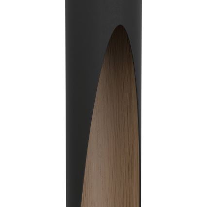 Eglo 900874 - LED-Pendelleuchte an Kabel BARBOTTO 1xGU10/4,5W/230V schwarz/braun