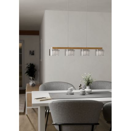 Eglo - Dimmbare LED-RGBW-Hängeleuchte 4xLED/3,7W/230V 2700-6500K