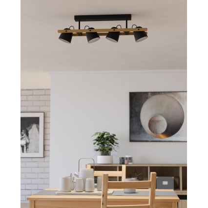 Eglo - Dimmbare LED-RGBW-Aufbauleuchte 4xLED/3,7W/230V 2700-6500K